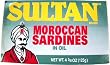 Sultan Moroccan Sardines in Oil 125 gram easy-open tin