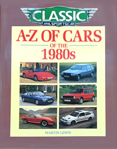 a z of cars of the 1980s