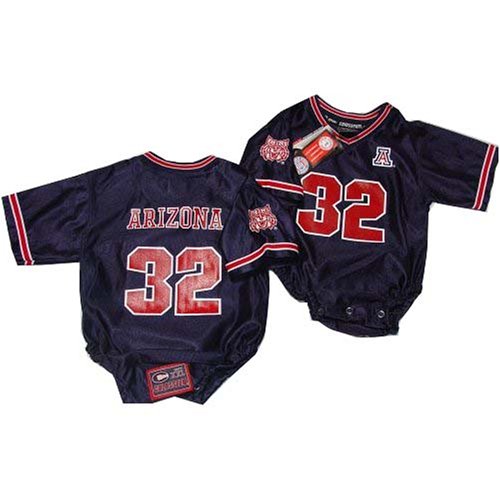 Buy Arizona Wildcats- University NCAA Football Infant baby Onesie Jersey Small 3-6 month #2 by Colosseum