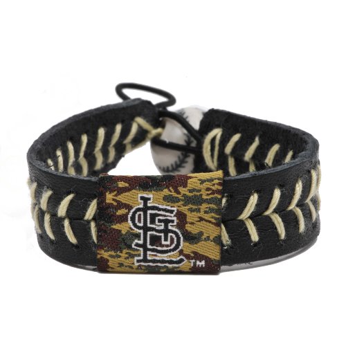 MLB St. Louis Cardinals Camouflage Baseball Bracelet