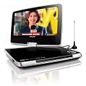 Philips PET 946 Tragbarer DVD-Player (9" Flat-Display, DivX-zertifiziert, DVB-Tuner) schwarz