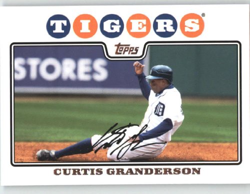 2008 Topps #330 Curtis Granderson - Detroit Tigers (Baseball Cards)