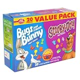 Betty Crocker Fruit Shapes Scooby Doo/looney Tunes 20 Ct. Value Pack, 18-Ounce Boxes (Pack of 3)