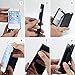 iPhone 6/6S Wallet Mirror Case for Girl -Bidear (TM) Creative Mirror Design with 3 Card Holder Slot Protective Hard Case for Apple iPhone 6 & iPhone 6S -4.7 Inch (Purple)