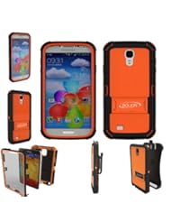 Wireless: Bolkin Defender Series Hybrid Armor Case cover & Holster for Samsung Galaxy S4 (orange) - Bolkin