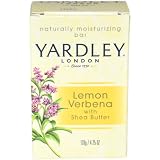 Yardley Lemon Verbena with Shea Butter Bar Soap, 4.25 Ounce