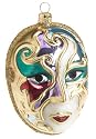 Ornaments To Remember Person Mask Hand-Blown Glass Ornament