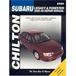 Subaru Legacy & Forester: 2000 through 2006 (Chilton's Total Car Care Repair Manuals) book cover