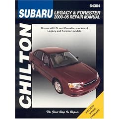 Subaru Legacy & Forester (00 - 06) (Chilton's Total Car Care Repair Manuals)