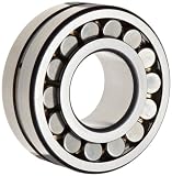 FAG 22213E1A.M Spherical Roller Bearing, Straight Bore, Brass/Bronze Cage, Normal Clearance, 65mm Bore, 120mm OD, 31mm Width, 6700rpm Maximum Rotational Speed, 208kN Static Load, 200kN Dynamic Load