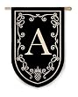 Pineapple Monogram Garden Flags