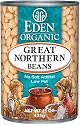 Eden Organic Canned Beans, Great Northern, 15-Ounce Cans (Pack of 12)