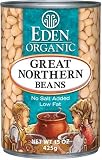 Eden Organic Canned Beans, Great Northern, 15-Ounce Cans (Pack of 12)
