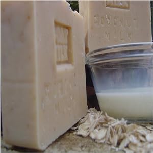 All Natural Goat and Coconut Milk with Honey and Oatmeal Soap