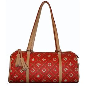 Dooney & Bourke Purse Handbag Barrel Bag Cherry