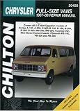 Chilton's Chrysler: Chrysler Full-Size Vans 1967-88 Repair Manual