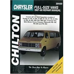 【クリックで詳細表示】Chilton’s Chrysler： Chrysler Full-Size Vans 1967-88 Repair Manual (Chilton’s Total Car Care Repair Manual) [ペーパーバック]