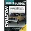 Chrysler Full-Size Vans, 1967-88 (Chilton's Total Car Care Repair Manuals)