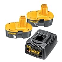DeWALT DC9096 2 Pack DC9096 18 Volt XRP Batteries + 18 VOlt 1 Hour Charger DW9116