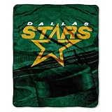 NHL Dallas Stars 50-Inch-by-60-Inch Micro Raschel Plush Throw "Power Shot" Design