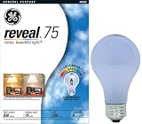 GE 48689 75-Watt A19 Reveal Bulbs, 4-Pack