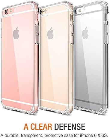 Antilope Anti-slip Clear Soft TPU Cell Phone Case Cover for Apple iPhone 6 and iPhone 6s