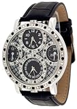 Blings Iced Out Dual Time Zone Watch Model 5547