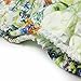 Cocobla Womens V-neck Floral Print Shirt Blouse Short Sleeve Tops