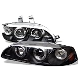 Spyder Auto Honda Civic Black Halogen Projector Headlight