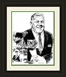 New York Jets Framed Weeb Ewbank New York Jets By Michael Mellett NFL Football