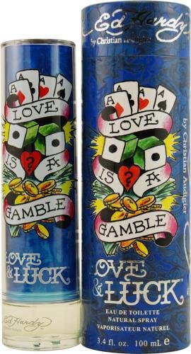 Ed Hardy Love & Luck by Christian Audigier for Men. Eau De Toilette Spray 3.4-Ounces