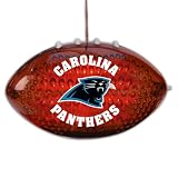 4" NFL Carolina Panthers LED Light-Up Football Christmas Ornament