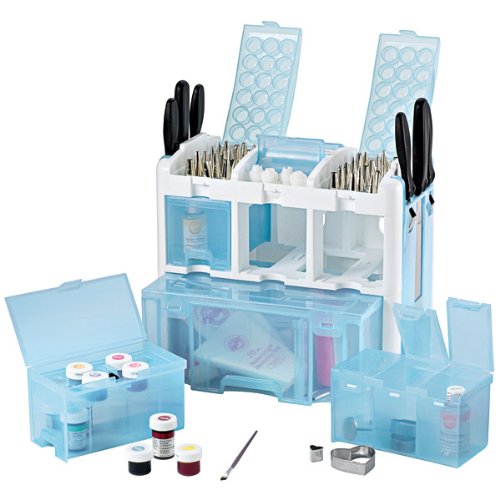 Ultimate Tool Caddy Purple 3-Level Cake-Decorating Accessory Organizer