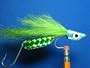 NEW FLIES Holographic & Glow in the Dark Tandem Hook Floating Head Fly #37