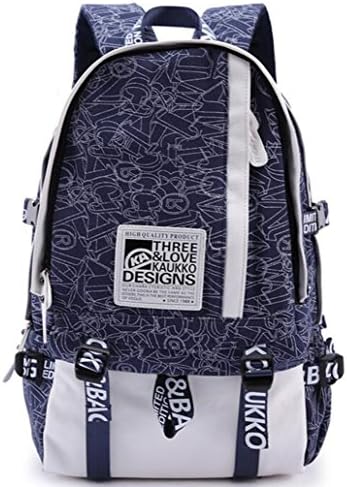 Fashion Candy Color Casual Rucksack,Dark Blue