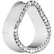 3/4" Stainless Steel CZ Teardrop Tunnel