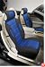 Eurow Sideless Sport Mesh Seat Cover (Blue, 2-Pack)