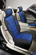 Eurow Sideless Sport Mesh Seat Cover (Blue, 2-Pack)