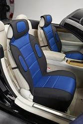Eurow Sideless Sport Mesh Seat Cover (Blue, 2-Pack)