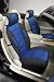 Eurow Sideless Sport Mesh Seat Cover (Blue, 2-Pack)