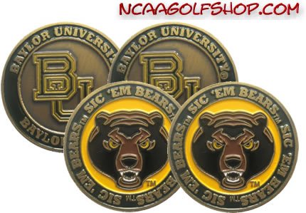 Baylor Bears Golf Ball Markers