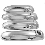 8 PCS Automotive Chrome Door Handle Cover Trim Kit without Passenger Side Keyhole... by Astra Security