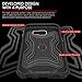 rooCASE RC-SAM-S6-ET-BK Exec Tough Hybrid Co-Mold Case for Samsung Galaxy S6 - Black