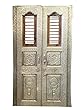 Vintage Antique Doors White Metal Architecture India Panel Unique Cabinet Door Indian Furniture