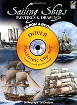 Sailing Ships Paintings and Drawings CD-ROM and Book (Dover Electronic Clip Art)
