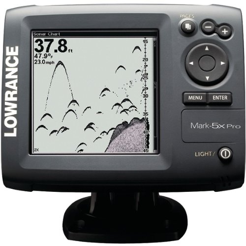 Lowrance Mark-5x Pro 5-Inch Waterproof Fishfinder