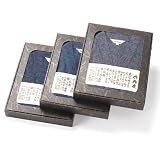 綿/隠れ小格子作務衣　専用特製ギフト箱入り