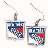 New York Rangers Dangle Earrings