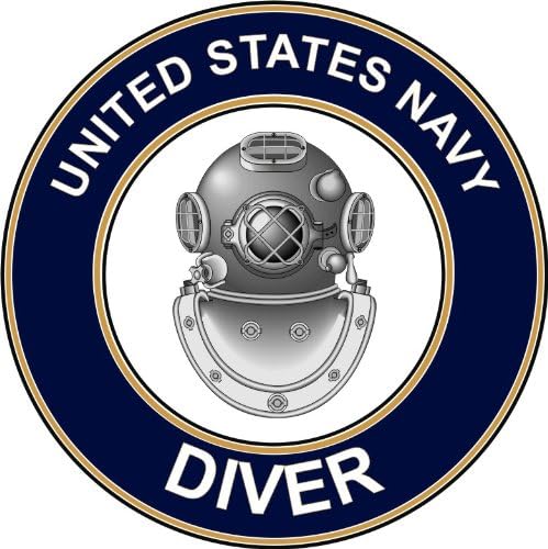 US Navy Diver 3.8" Decal