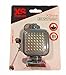 XS commerce Xshine Compact Led Light Â Xshine Compact Rechargeable Led Camera Light with Hotshoe Mount, Silver (XSHN3E008)